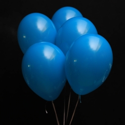 5 Baloane Albastre cu Heliu